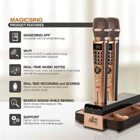 Get Ready to Sing your Heart Out with the Magic Sing E5 Karaoke Player's Massive Song Collection